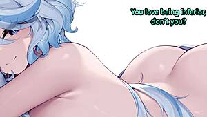 Hey, Furina’s femdom feet stroke got me quick! 🦶