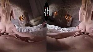 Exploring freedom in a dark VR room.