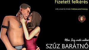 Hey, listen to this Hungarian babe's erotic jerk off instructions in the bar?