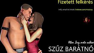 Hey, listen to this Hungarian babe's erotic jerk off instructions in the bar?