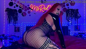 i love watching ms red x striptease her sexy ass and tits