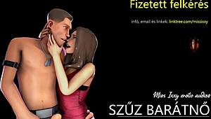 Hey, listen to this Hungarian babe's erotic jerk off instructions in the bar?