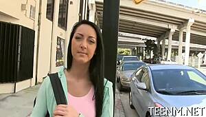 Yo, legal age teen Sabrina Banks banging hard for cash