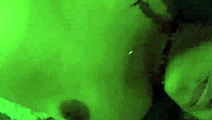 Skinny Ebony Obsessed With Body