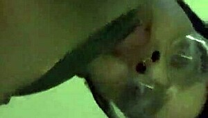 Skinny Ebony Obsessed With Body