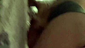 Skinny Ebony Obsessed With Body