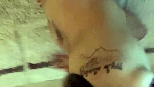 Skinny Ebony Obsessed With Body