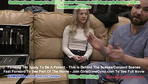 Clov Stacy Shepard Gets First Gyno Exam from Doctor Tampa, Baring All at 18