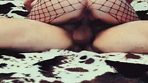 Beautiful wife in erotic lingerie gets a hot anal fuck on cam