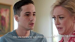 Prsata milf potrdi pastorku z ultimativno fantazijo s španskimi podnapisi