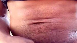 damn, stroking my bbc outdoors and moaning so loud!