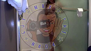 olivia, fresh from hospital shift, shows off waxed skin and takes a load.