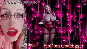 Look at my face while I guide your strokes. Submit to this financial domination joi with my glasses on.