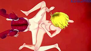 Ange And Hilda Engage In Intense Lesbian Play With Futanari Sex In Hentai Action