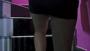 The hot prostitute with huge ass enjoys anal sex