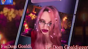 Findom Addiction Begins with Jerk Off Instructions in Glasses