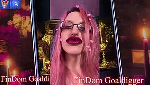 Findom Addiction Begins with Jerk Off Instructions in Glasses