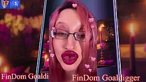 Findom Addiction Begins with Jerk Off Instructions in Glasses