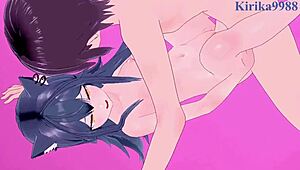 Viviana and Texas in Arknights 3D Cartoon Hentai