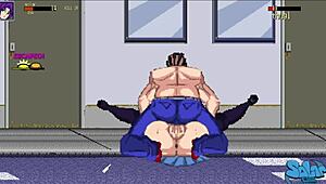 Solargo’s massive boobs bounce while taking a monster cock ride. It’s wild!