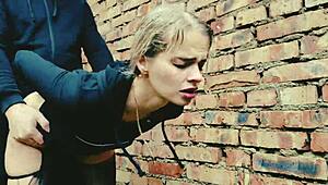 Only Girl in Post-Apocalyptic Future Hunted by Men to Fuck Her Hard in Pantyhose