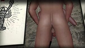 Damian & Coco in Raw Ebony Anal Action