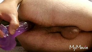 gay guy explores his limits with intense ass play tonight