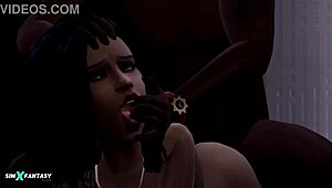 I crave Nalani Mahiai's glamorous charm. That black hentai star drives me wild with huge cock.