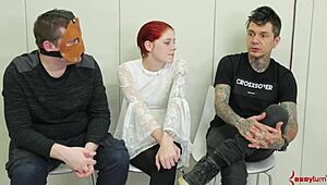 Damn! Bound whore gags hard while getting toyed and assfucked rough.