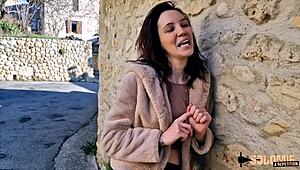 Cataleya, Sexy French MILF, Gets Her Big Tits Bounced in Hard Anal!