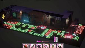 Cute bunny girl in rough threesome alley.