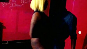 Alphonzo Layz rips clothes off the ebony stripper and fucks her big ass in the club.