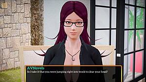 My New Family 446 Milf Redhead Shows Off Big Assets