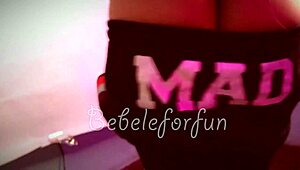 Observing my beautiful ass after a relaxing session.