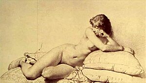 Vintage Erotic Illustration Showcases Retro Comic Style with Antique Anime Hentai Elements