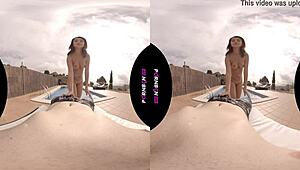 vr young neighbor nympho wants to fuck outdoors pov latina