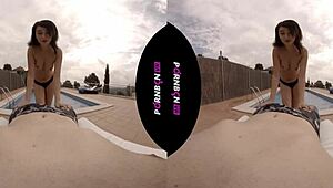 vr young neighbor nympho wants to fuck outdoors pov latina