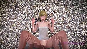 the helpful fox senko-san in maid cosplay costume