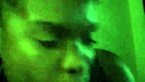 ebony sloppy head on black cock