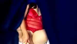 hey, wanna see me role-play in mom's lingerie, getting wet till i squirt??