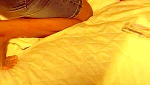 steamy hotel threesome with asian amateurs caught on camera