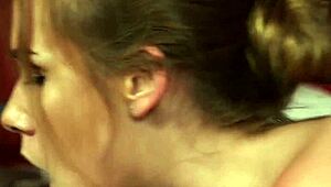 Hey, wanna see this spicy model swallow every drop of cum on her face?