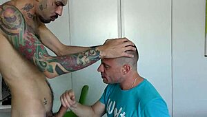 Hey, watch this Israeli man sucking a big cock for another Israeli man 😏🍆