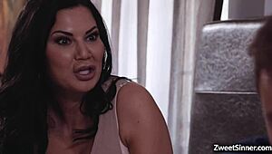 Jasmine Jae Seduces Stepson for Big Tit Obsession