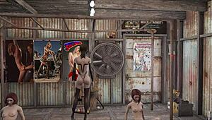 Exploring the special fashion series in Fallout 4 with cute anime characters