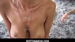 Bottommom - Pervy Stepmom Olivia Blu Begs For Doggystyle.