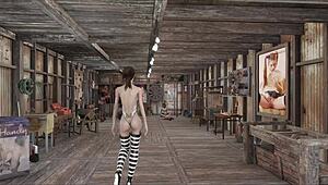 Exploring the special fashion series in Fallout 4 with cute anime characters