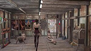 Exploring the special fashion series in Fallout 4 with cute anime characters