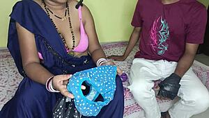 Stepson Steals Stepmom’s Panties for Intense Pussy Sniff