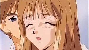 this shy anime teen babe with big tits gets her wet pussy teased in wild hentai action.